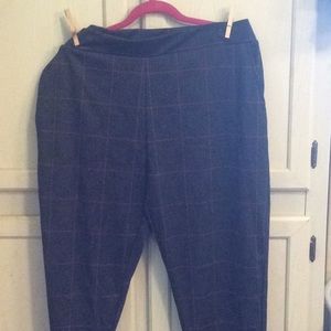Checked pants
